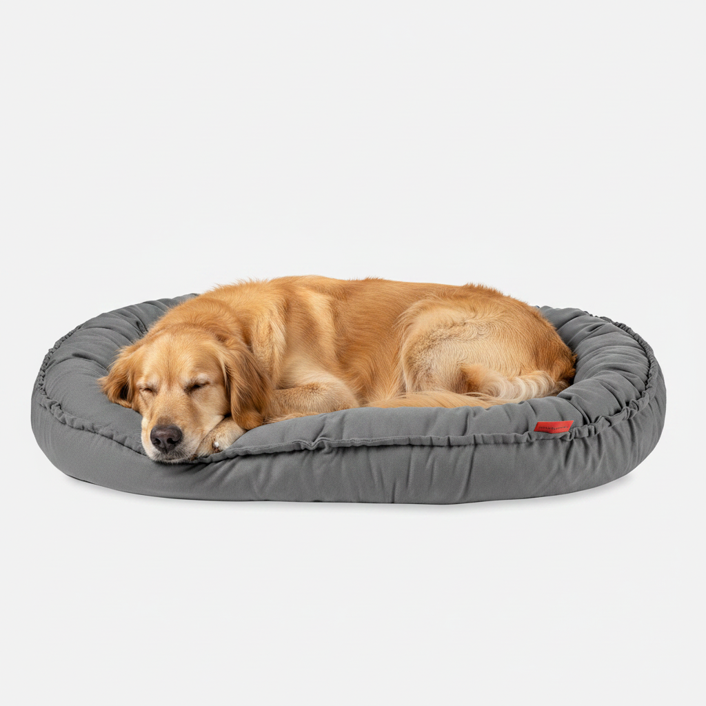 Hundebett NIDOG, Steingrau